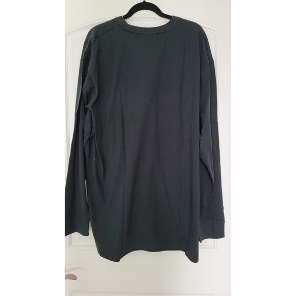 NWT Red Head T-Shirt Men's 3XL Black Cotton Long Sleeve Pocket Casual - Picture 4 of 4